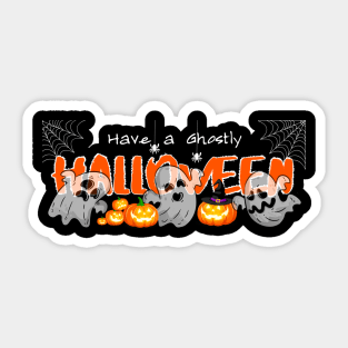 Have a Ghostly Halloween Sticker